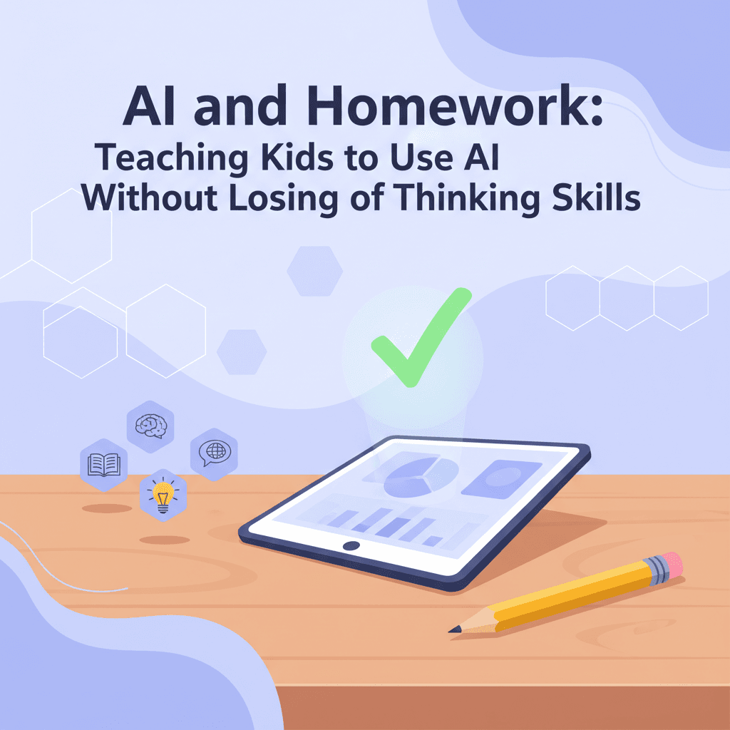 AI and Homework: Teaching Kids to Use AI Without Losing Their Thinking Skills