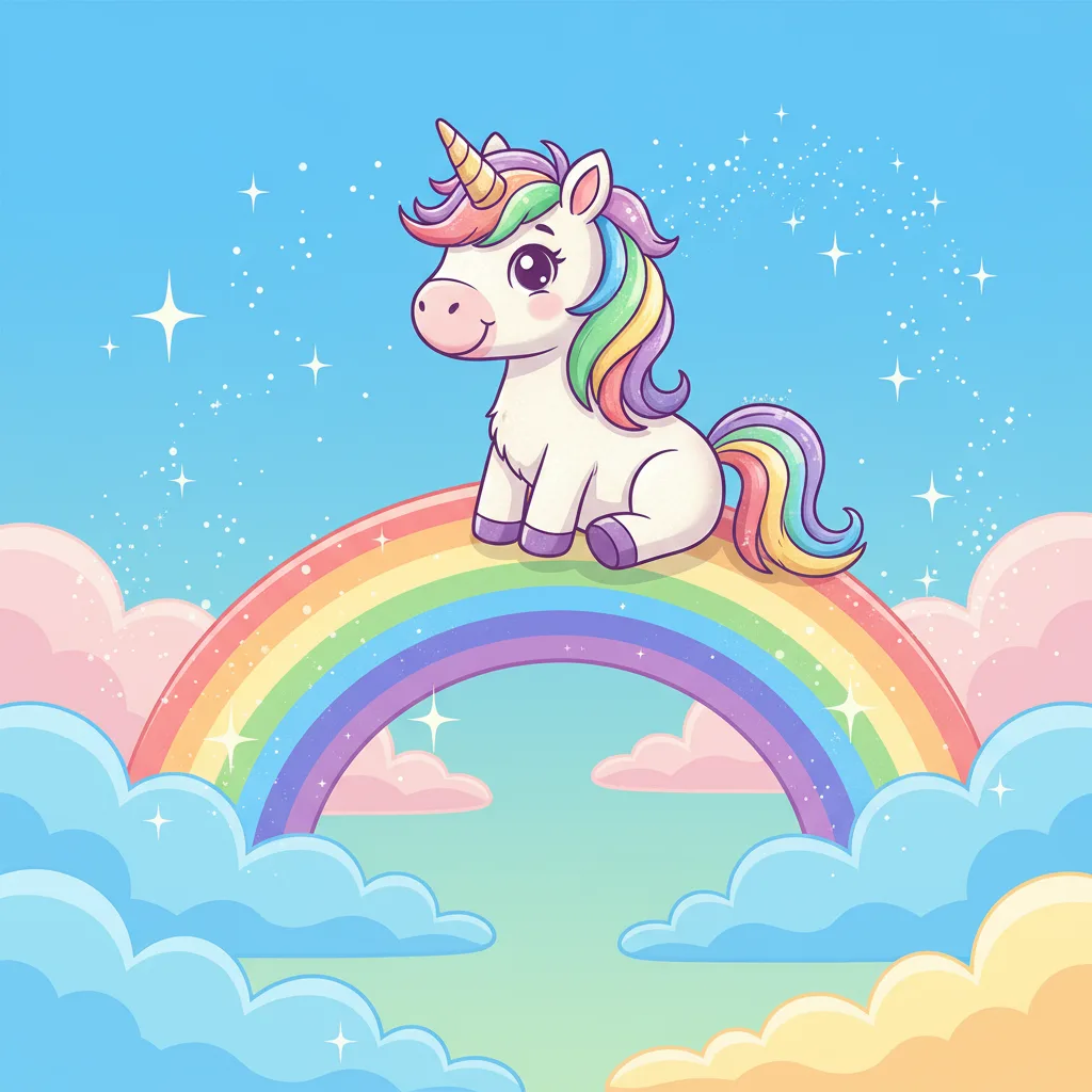 Rainbow unicorn