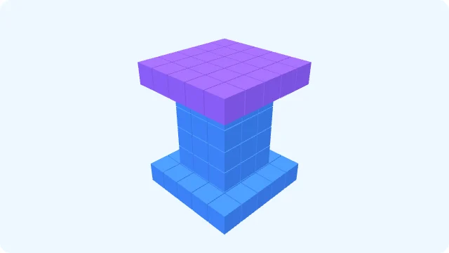 KidsAiTools demonstration: Keep the tower and change its top to purple.